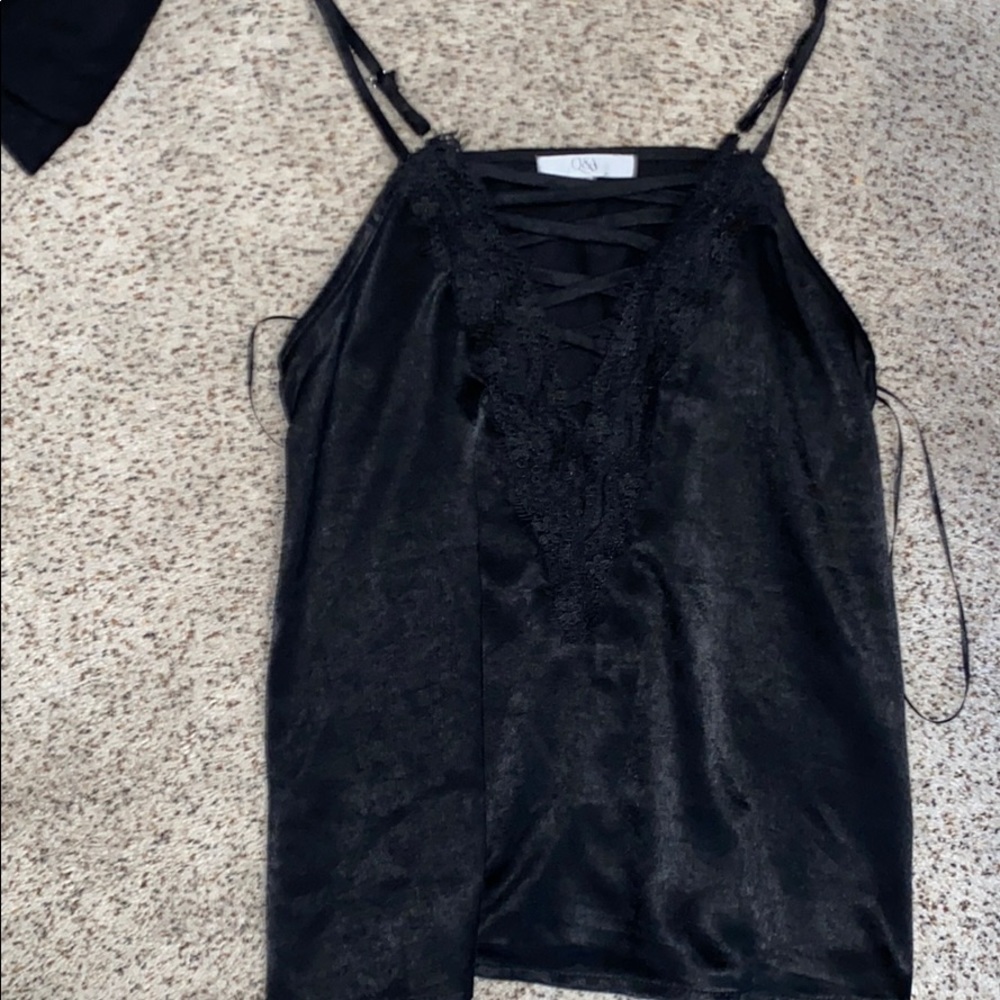 Black Tank with lace